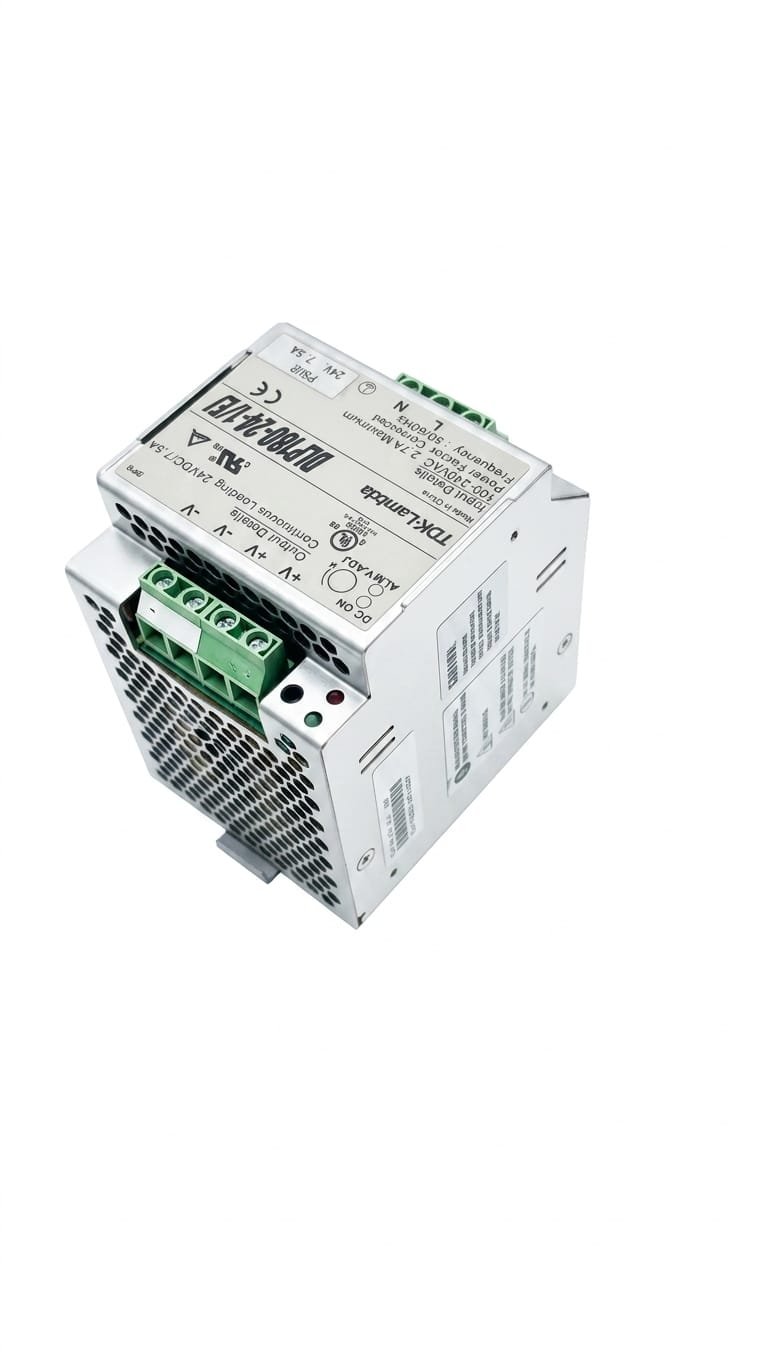 Fuente de alimentación conmutada profesional para montaje en Riel DIN. Salida (Output): 24V DC / 7.5A. imagen 2